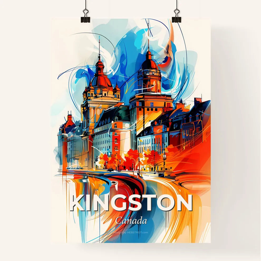 Vibrant Kingston, Canada Poster