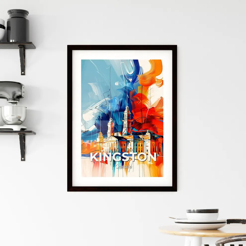 Vibrant Kingston, Canada Framed Print