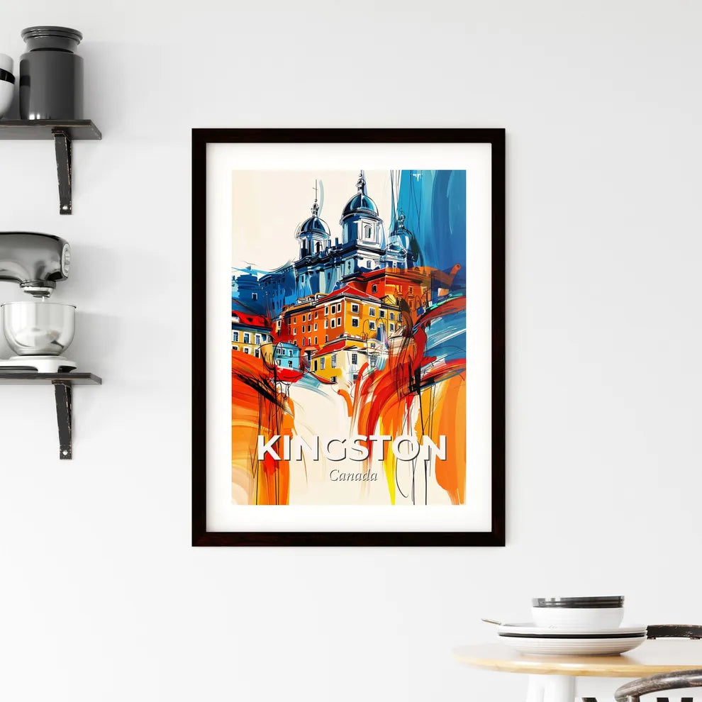 Vibrant Kingston, Canada Framed Print