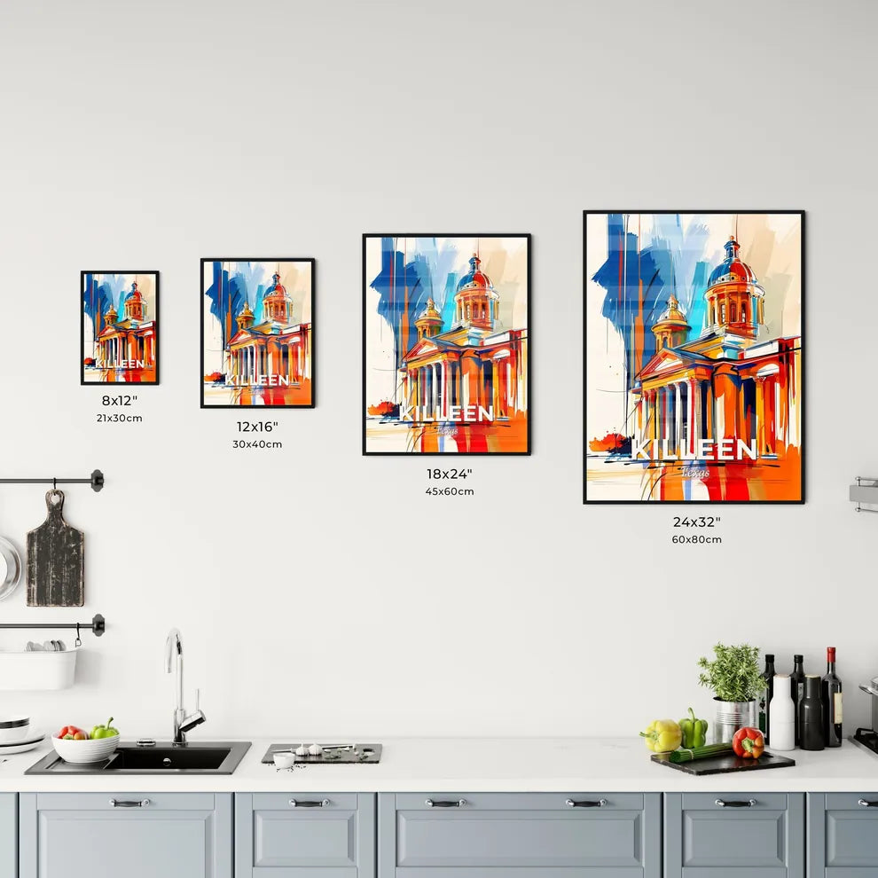 Vibrant Killeen, Texas Kitchen Art