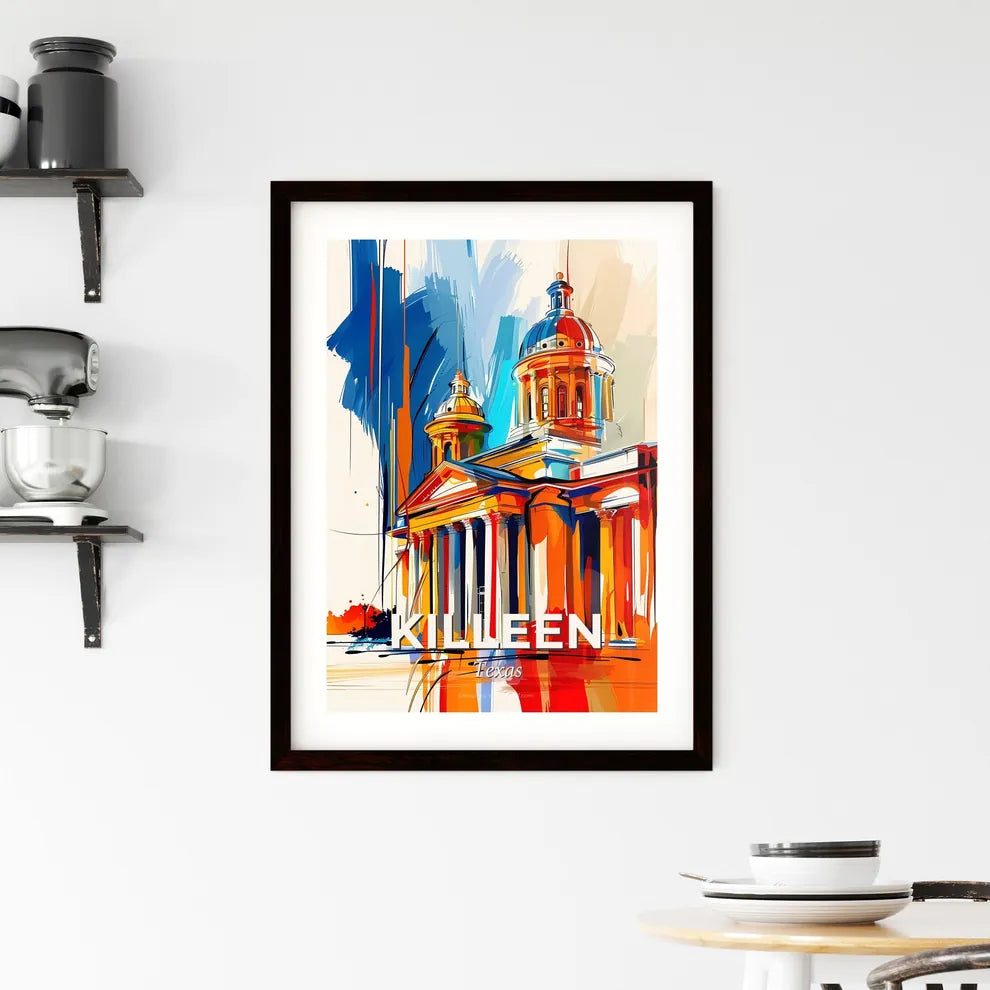 Vibrant Killeen, Texas Framed Print
