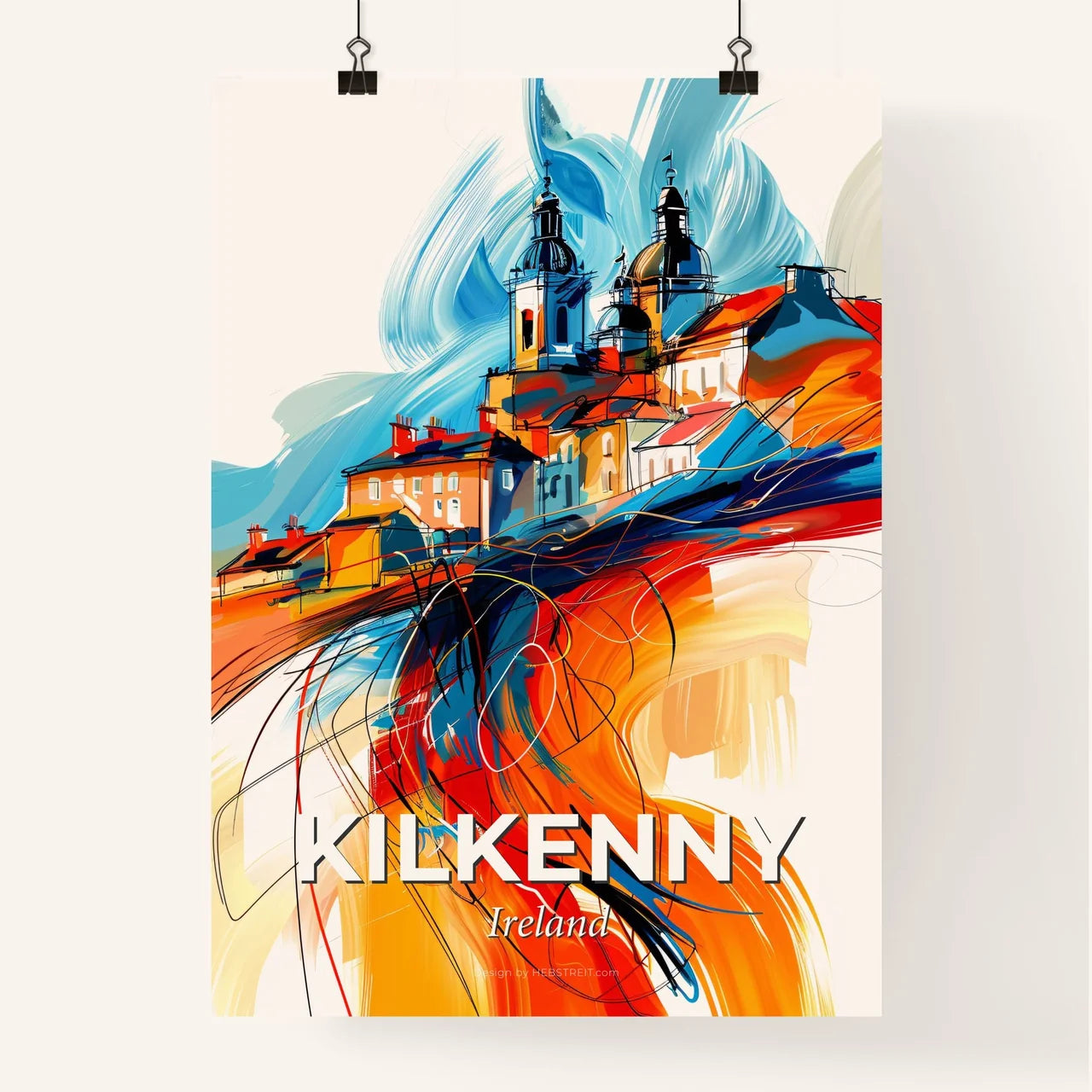 Vibrant Kilkenny, Ireland Poster