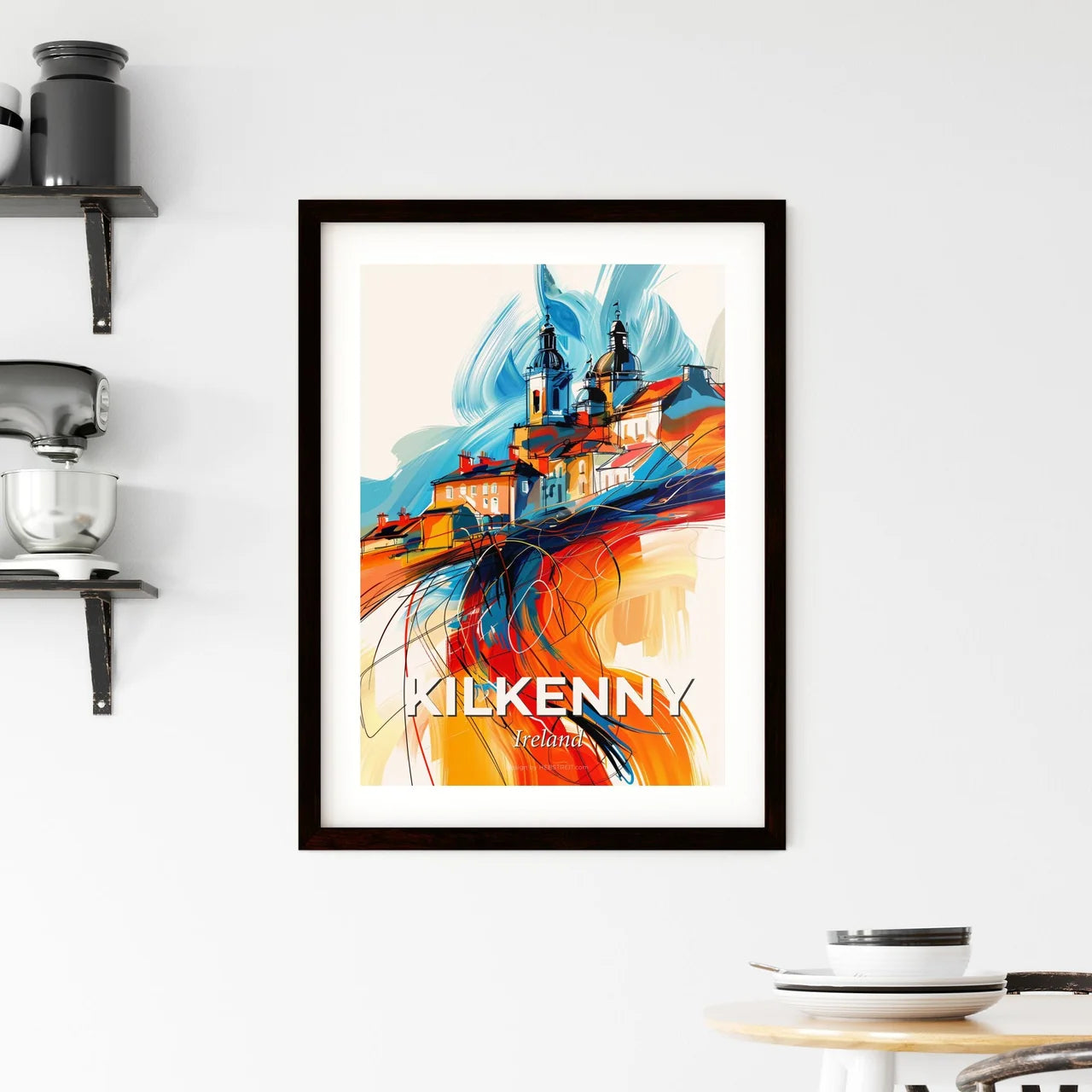 Vibrant Kilkenny, Ireland Framed Print