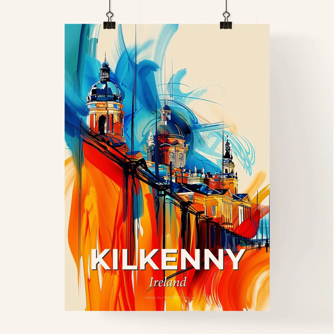 Vibrant Kilkenny, Ireland Poster