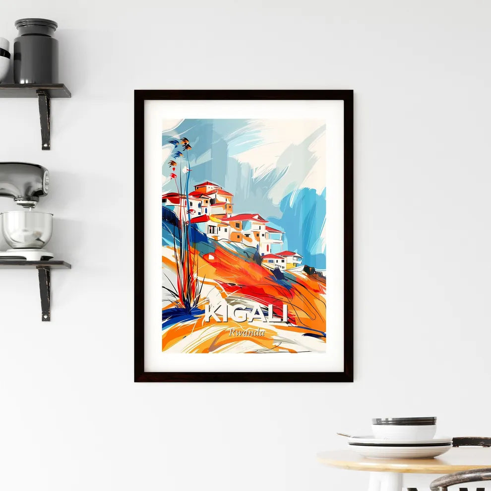 Vibrant Kigali, Rwanda Framed Print