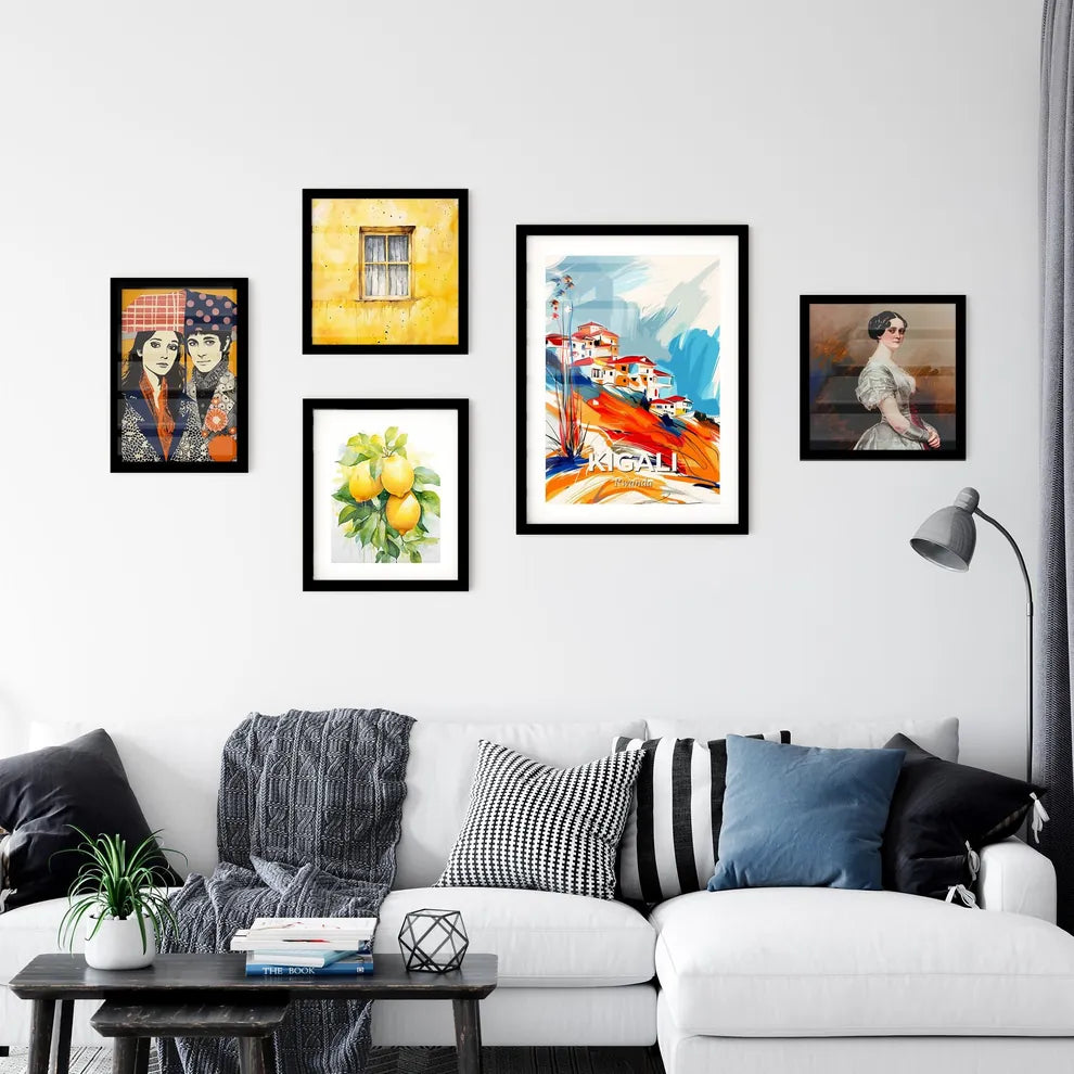 Vibrant Kigali, Rwanda Wall Art Collection