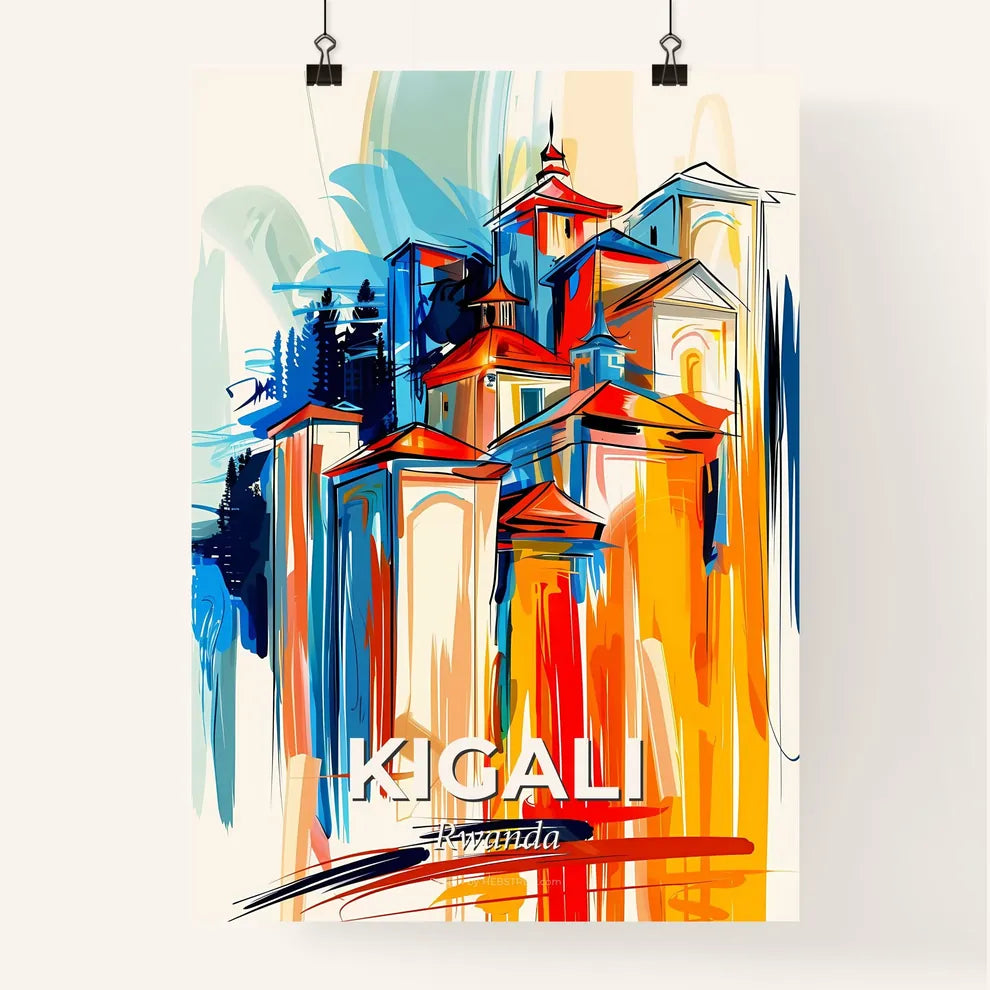 Vibrant Kigali, Rwanda Poster