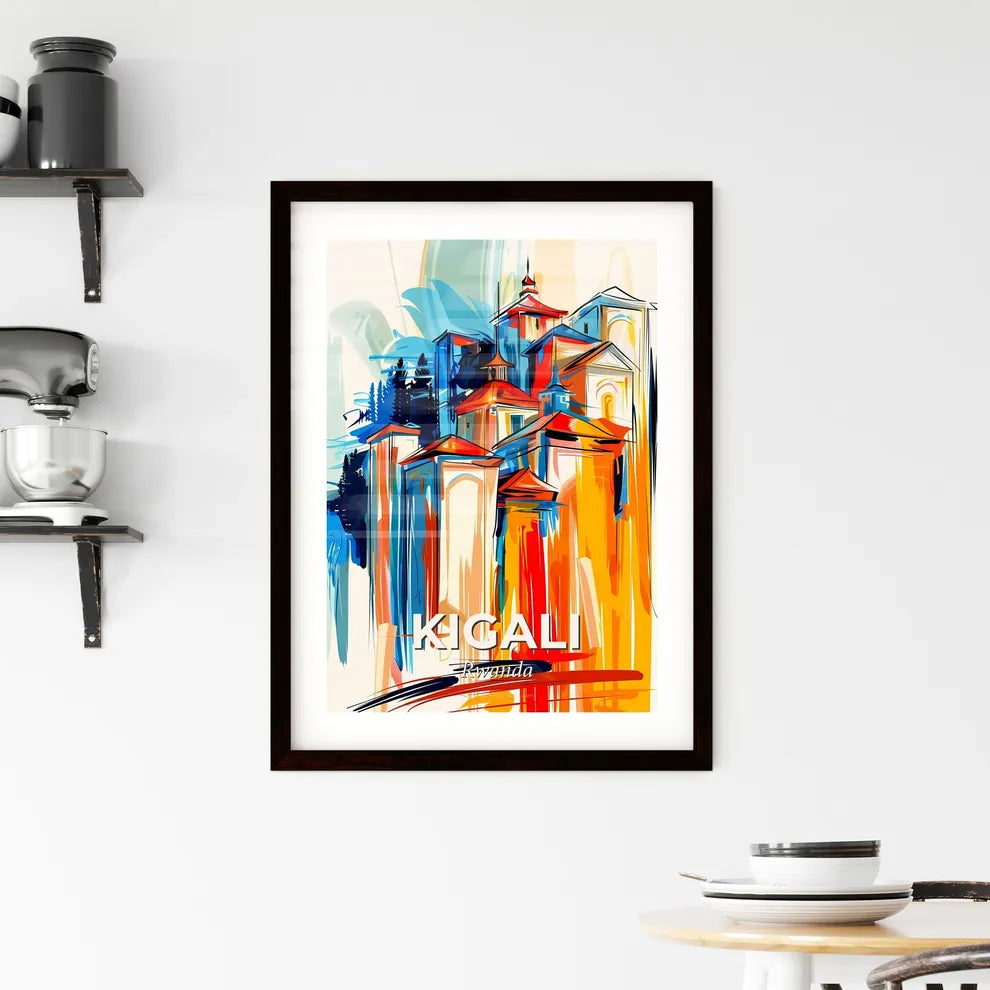 Vibrant Kigali, Rwanda Framed Print