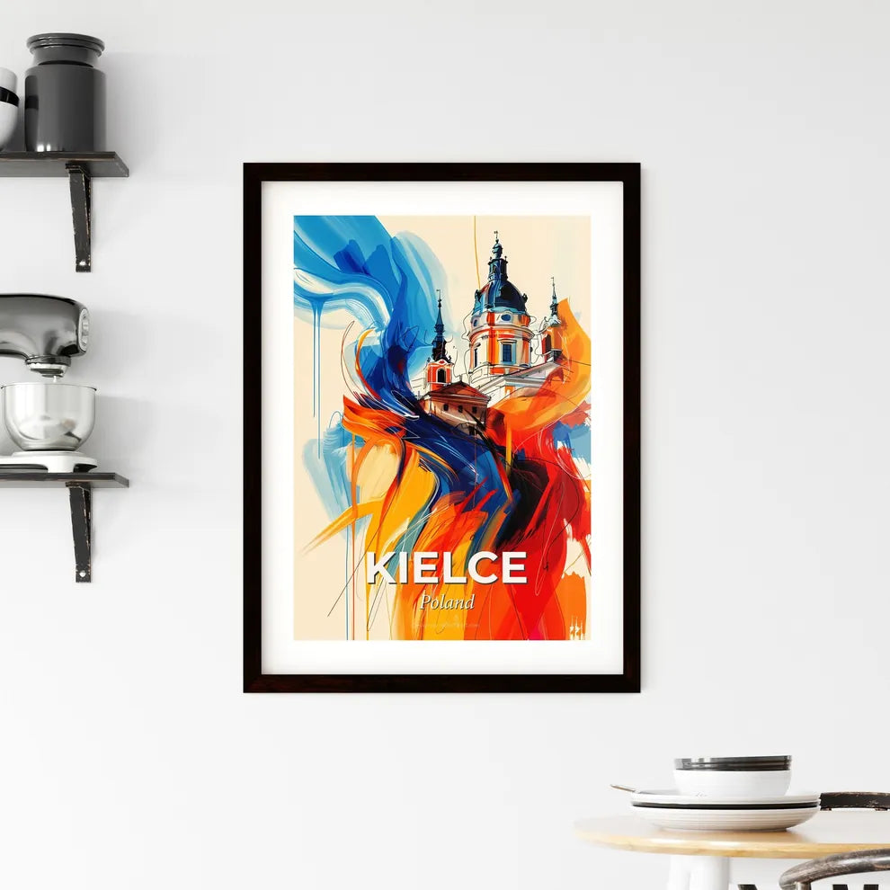 Vibrant Kielce, Poland Framed Print