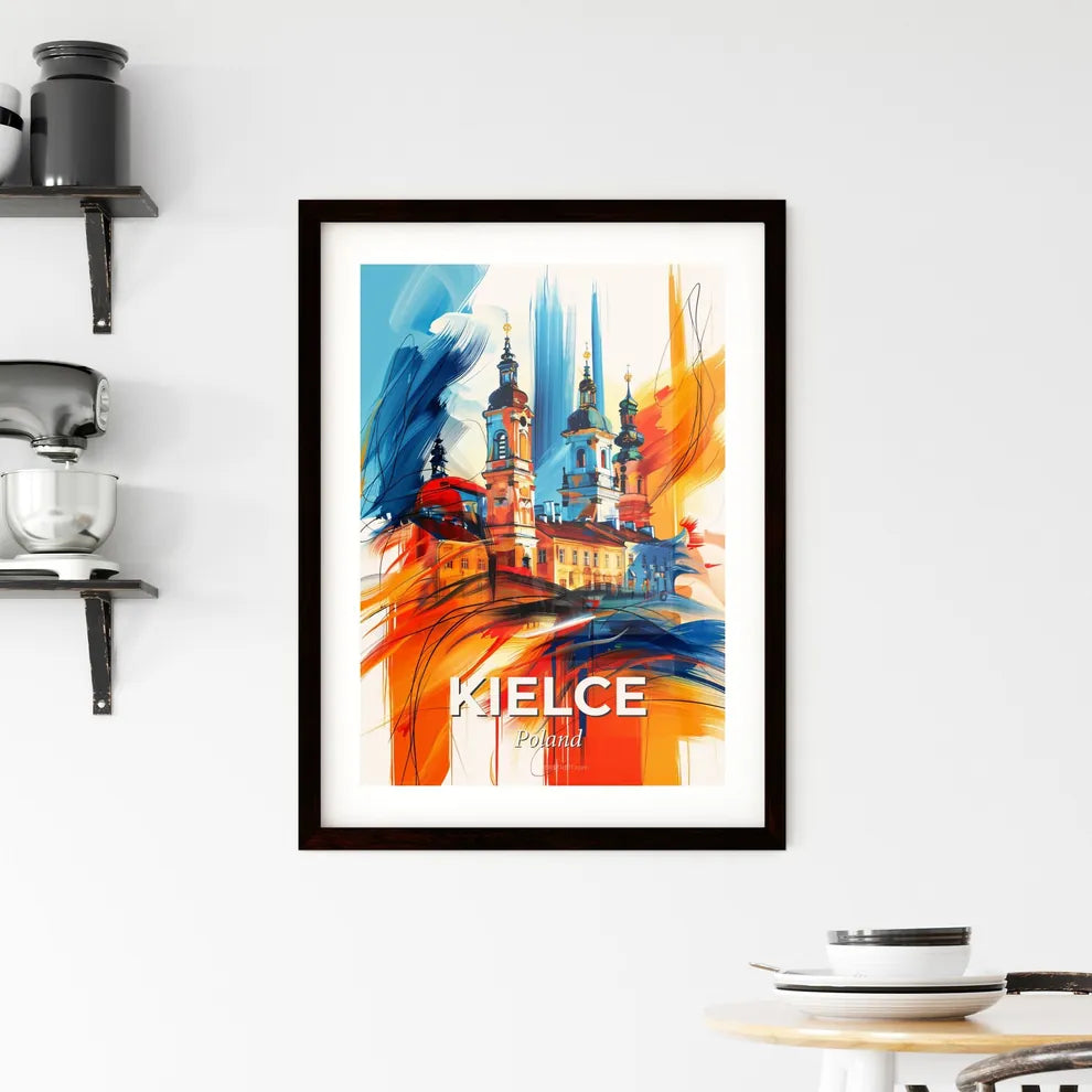 Vibrant Kielce, Poland Framed Print