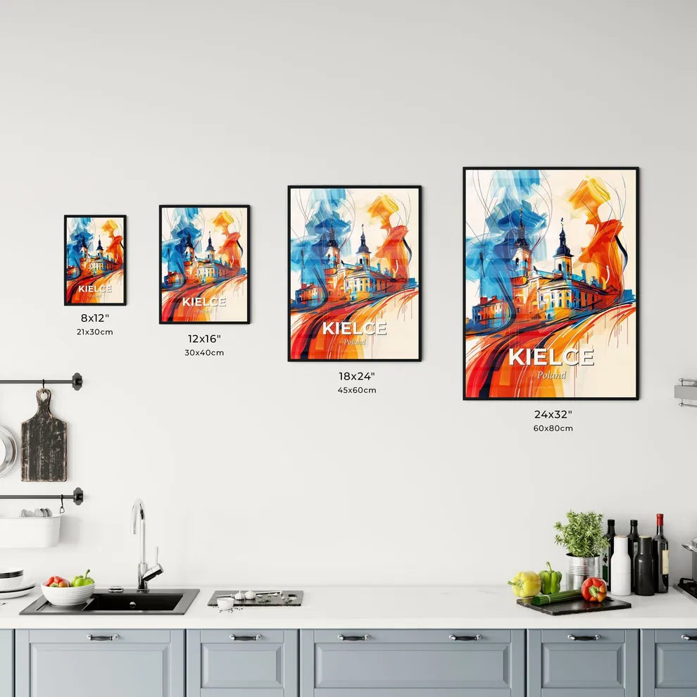 Vibrant Kielce, Poland Kitchen Art