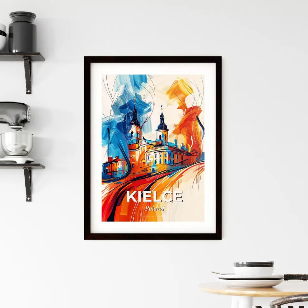 Vibrant Kielce, Poland Framed Print