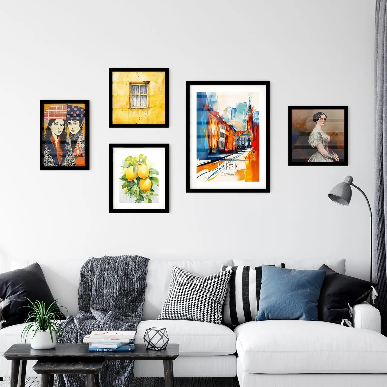 Vibrant Kiel, Germany Wall Art Collection