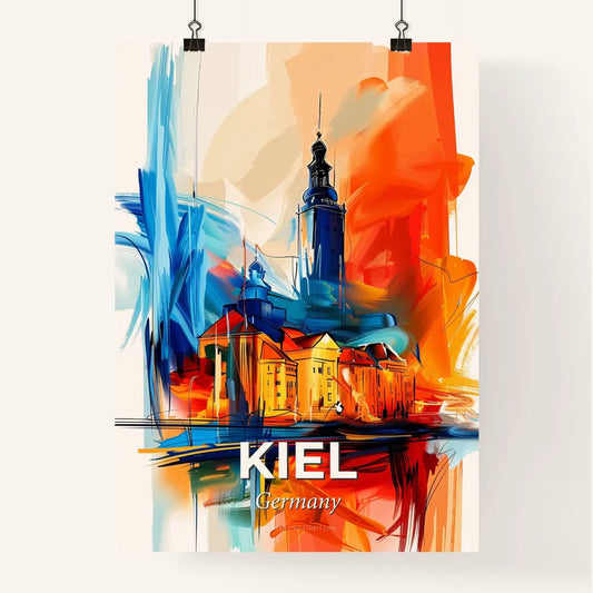 Vibrant Kiel, Germany Poster