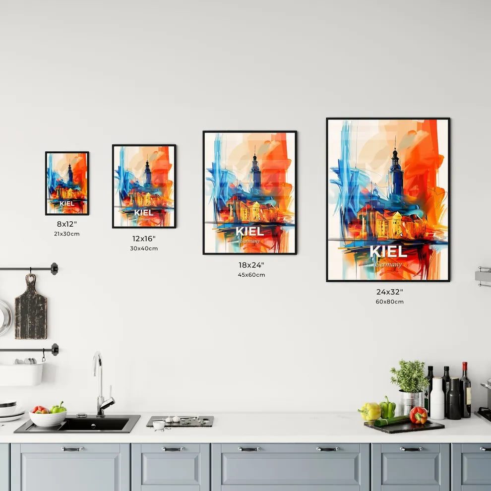 Vibrant Kiel, Germany Kitchen Art