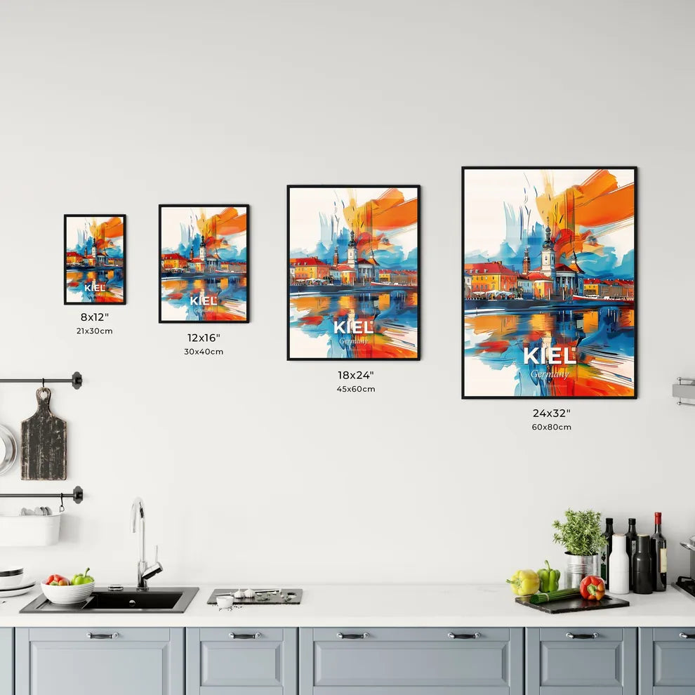 Vibrant Kiel, Germany Kitchen Art