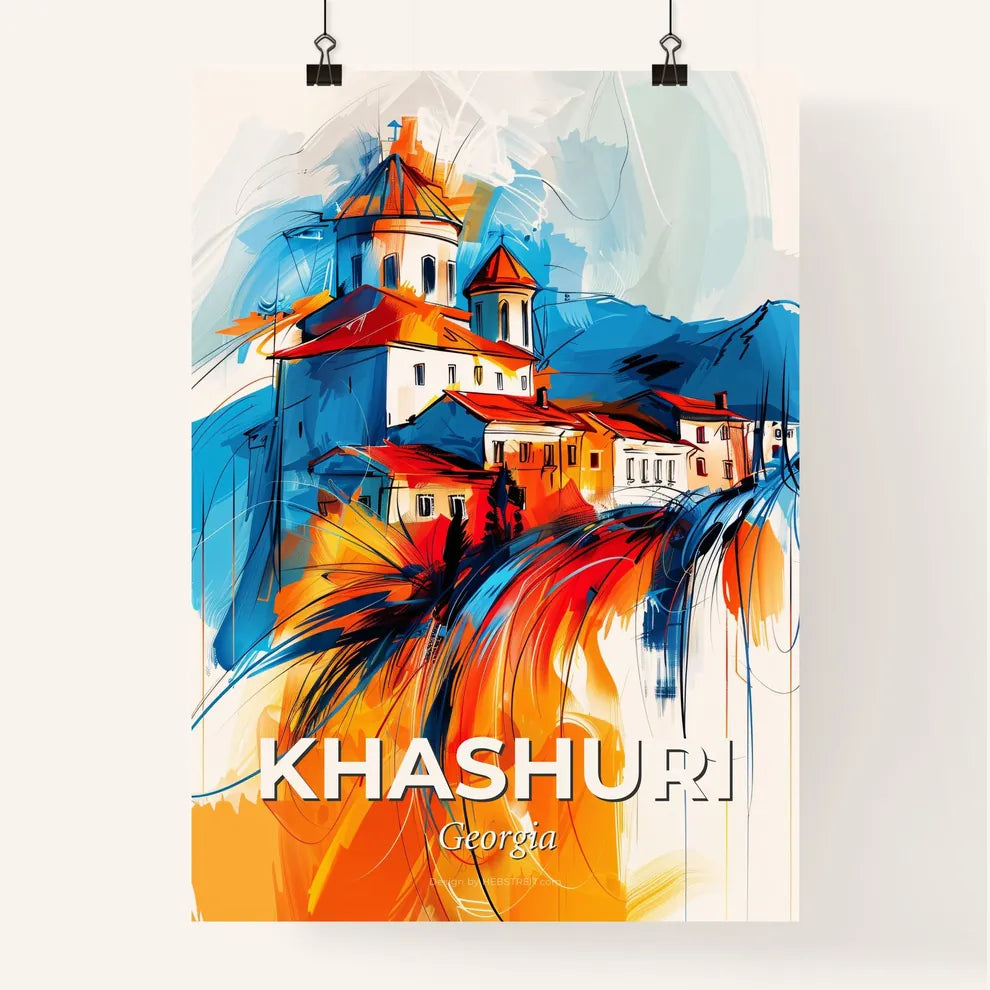 Vibrant Khashuri, Georgia Poster