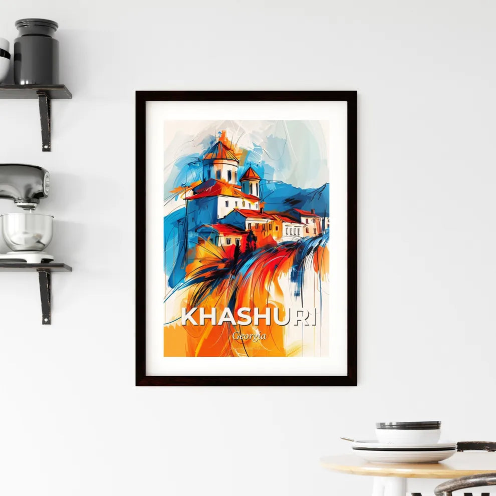 Vibrant Khashuri, Georgia Framed Print
