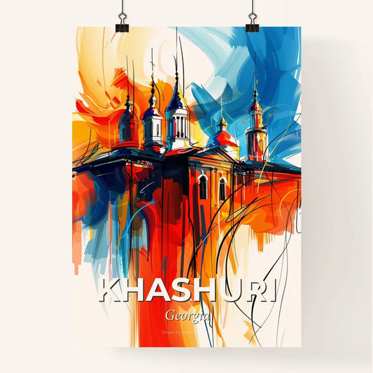 Vibrant Khashuri, Georgia Poster