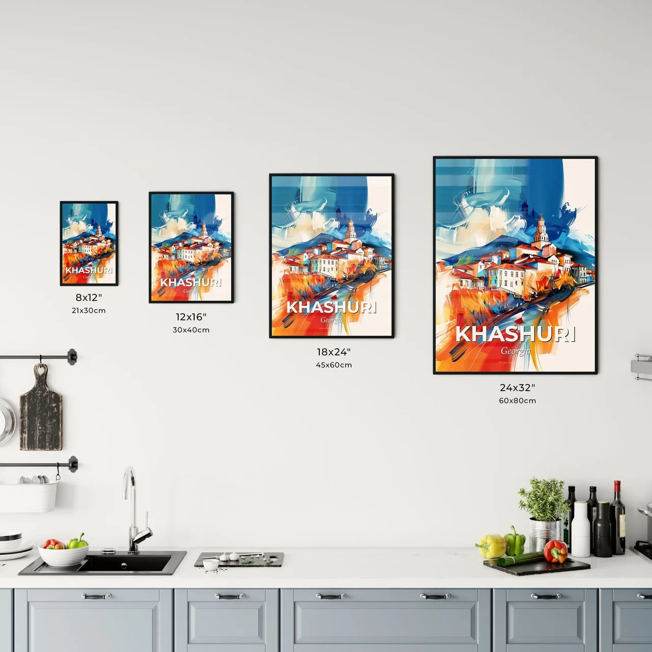 Vibrant Khashuri, Georgia Kitchen Art