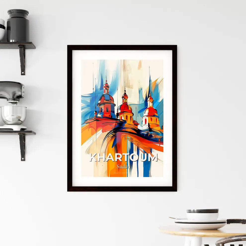 Vibrant Khartoum, Sudan Framed Print