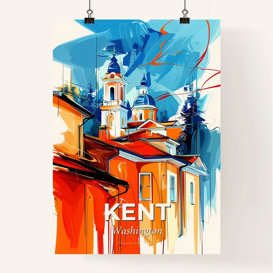 Vibrant Kent, Washington Poster