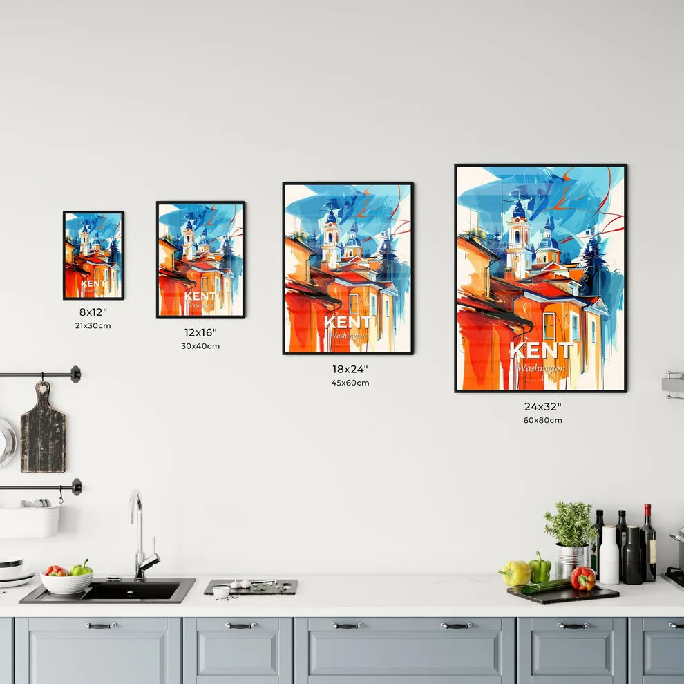 Vibrant Kent, Washington Kitchen Art