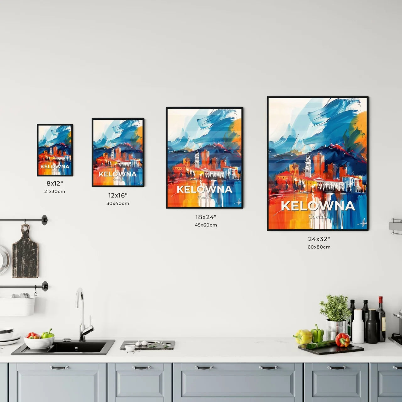 Vibrant Kelowna, Canada Kitchen Art