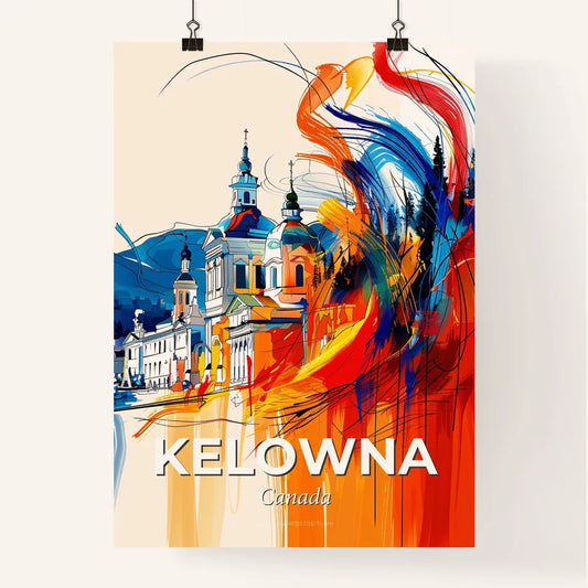 Vibrant Kelowna, Canada Poster