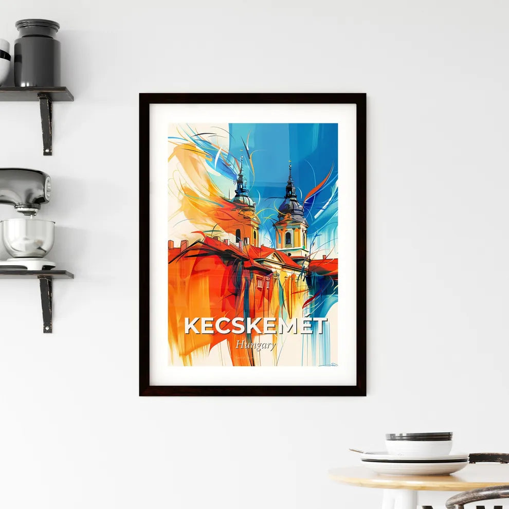 Vibrant Kecskemét, Hungary Framed Print