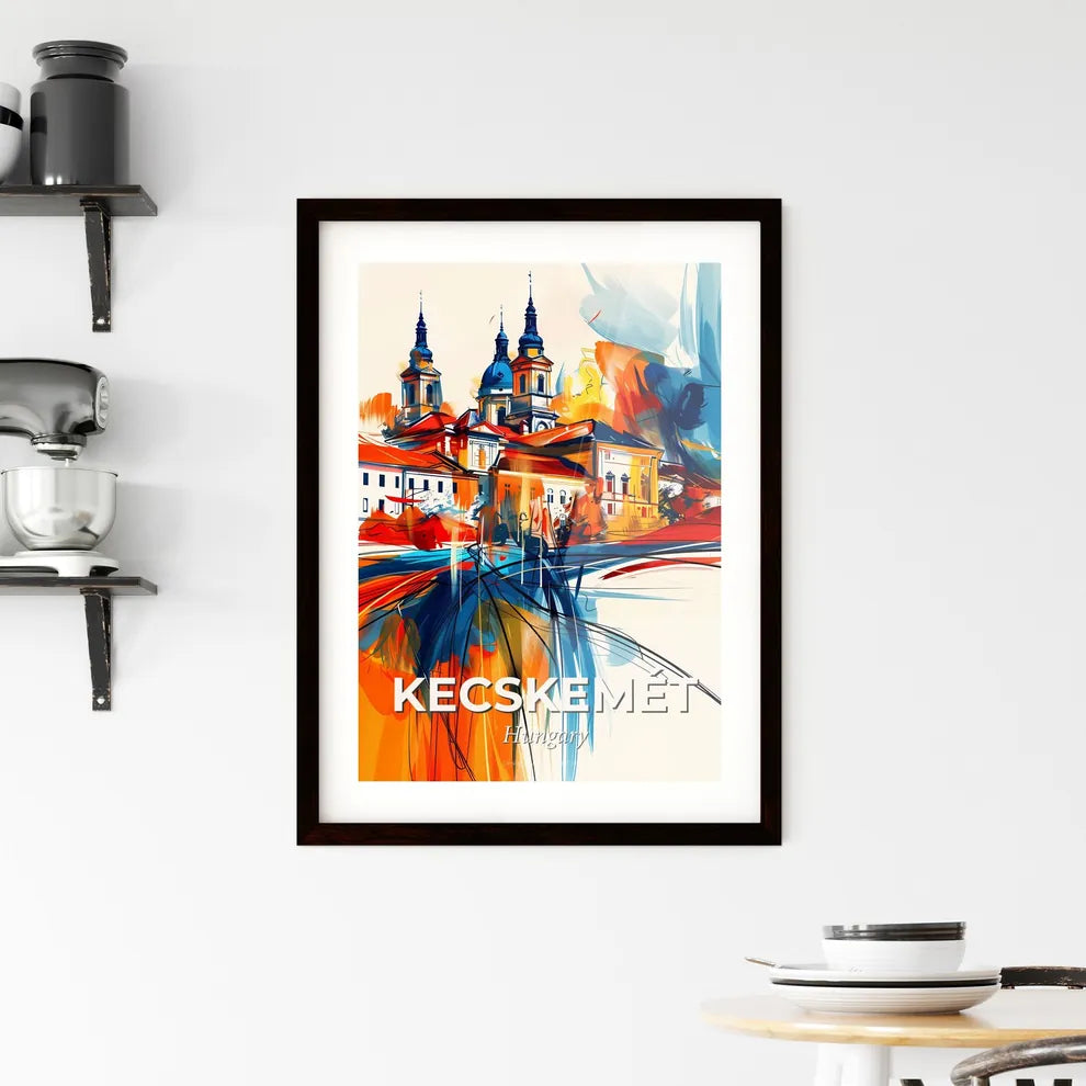 Vibrant Kecskemét, Hungary Framed Print