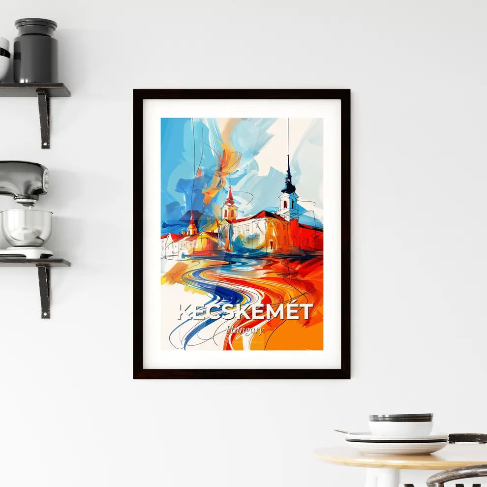 Vibrant Kecskemét, Hungary Framed Print