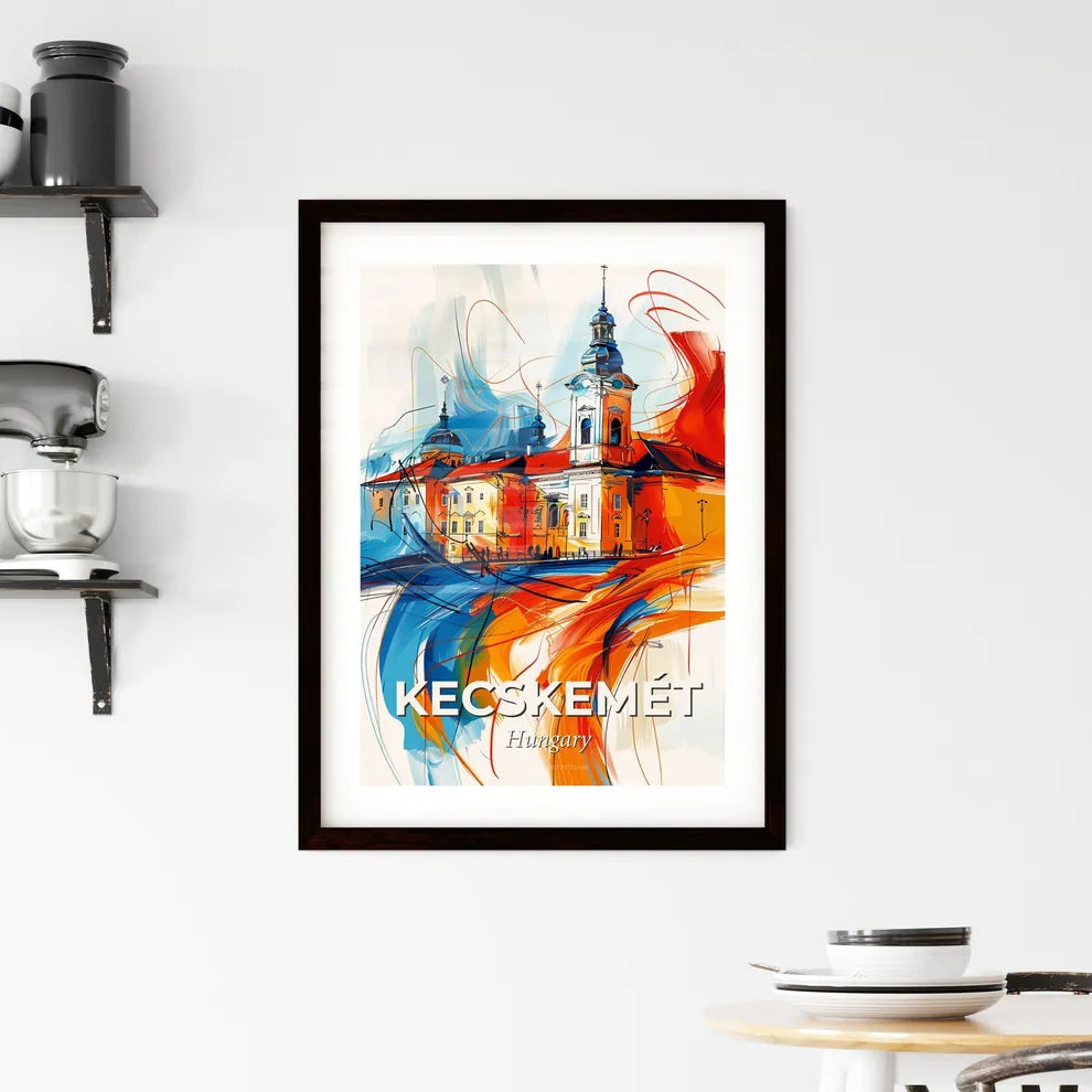 Vibrant Kecskemét, Hungary Framed Print