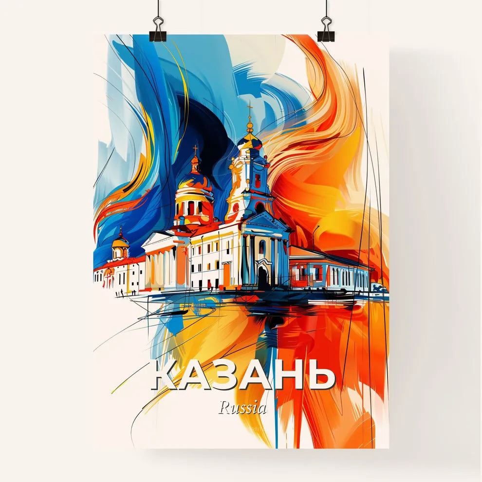 Vibrant Казань, Russia Poster