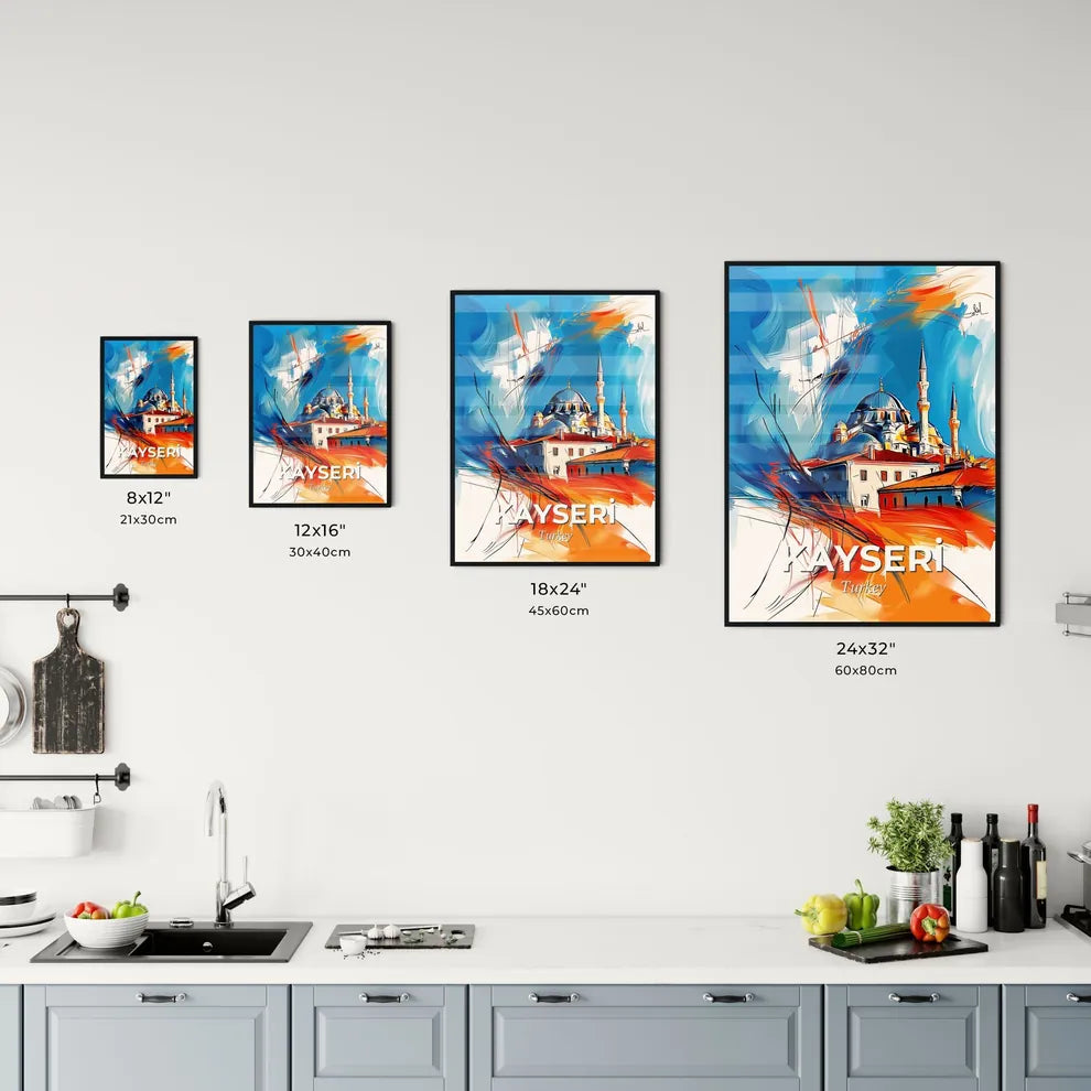 Vibrant Kayseri̇, Turkey Kitchen Art