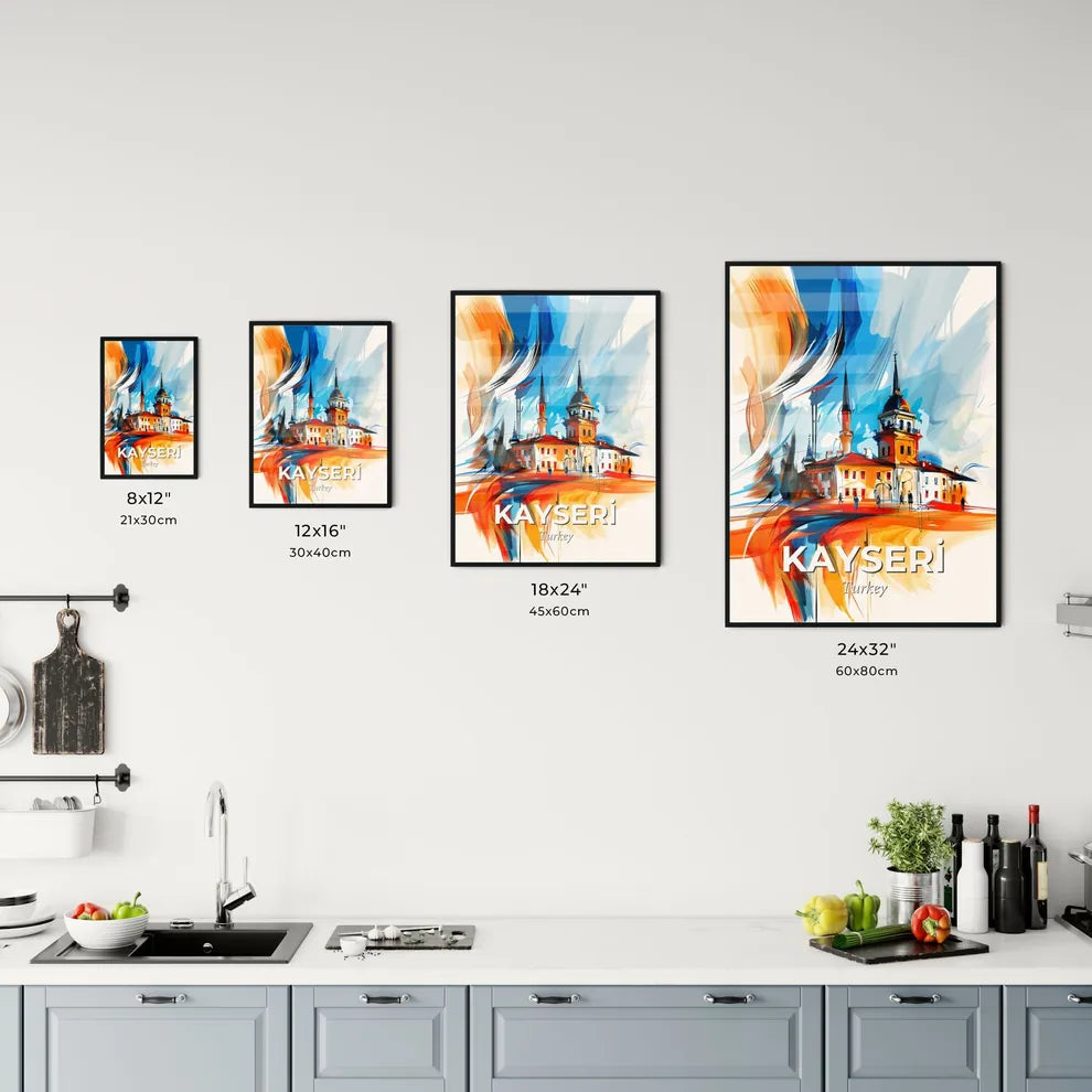 Vibrant Kayseri̇, Turkey Kitchen Art