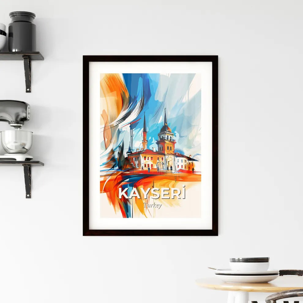 Vibrant Kayseri̇, Turkey Framed Print