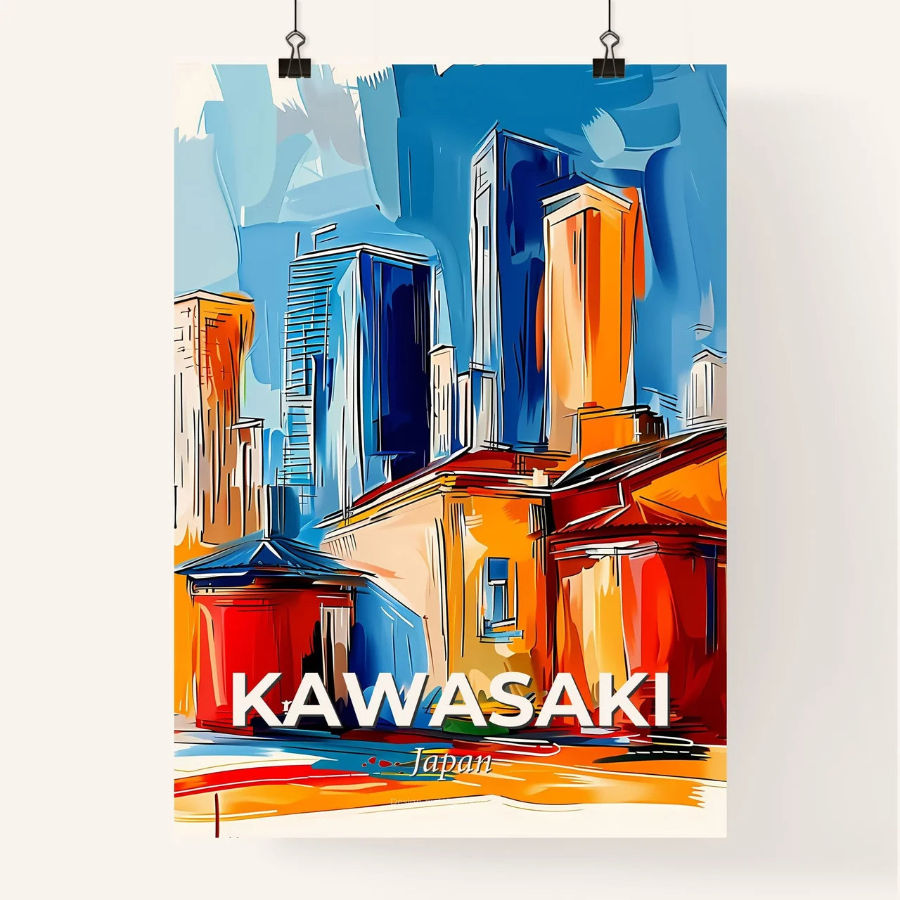 Vibrant Kawasaki, Japan Poster