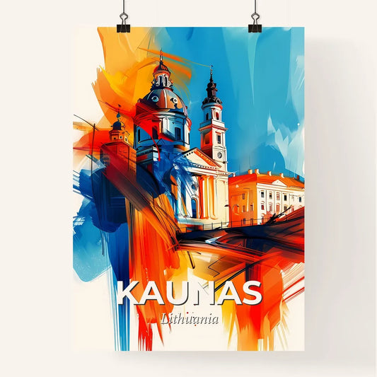 Vibrant Kaunas, Lithuania Poster