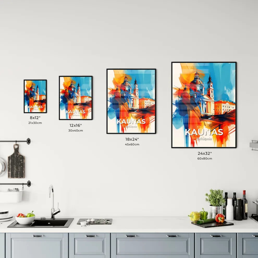 Vibrant Kaunas, Lithuania Kitchen Art