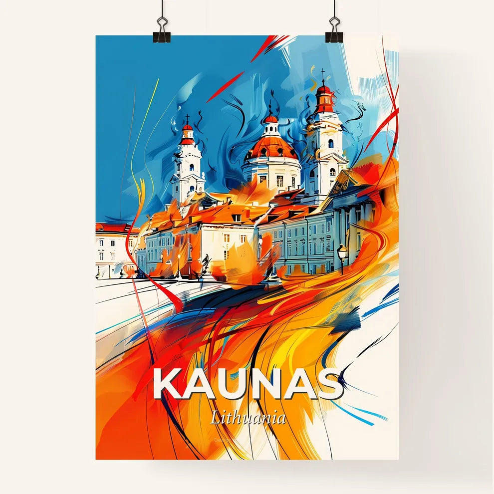Vibrant Kaunas, Lithuania Poster