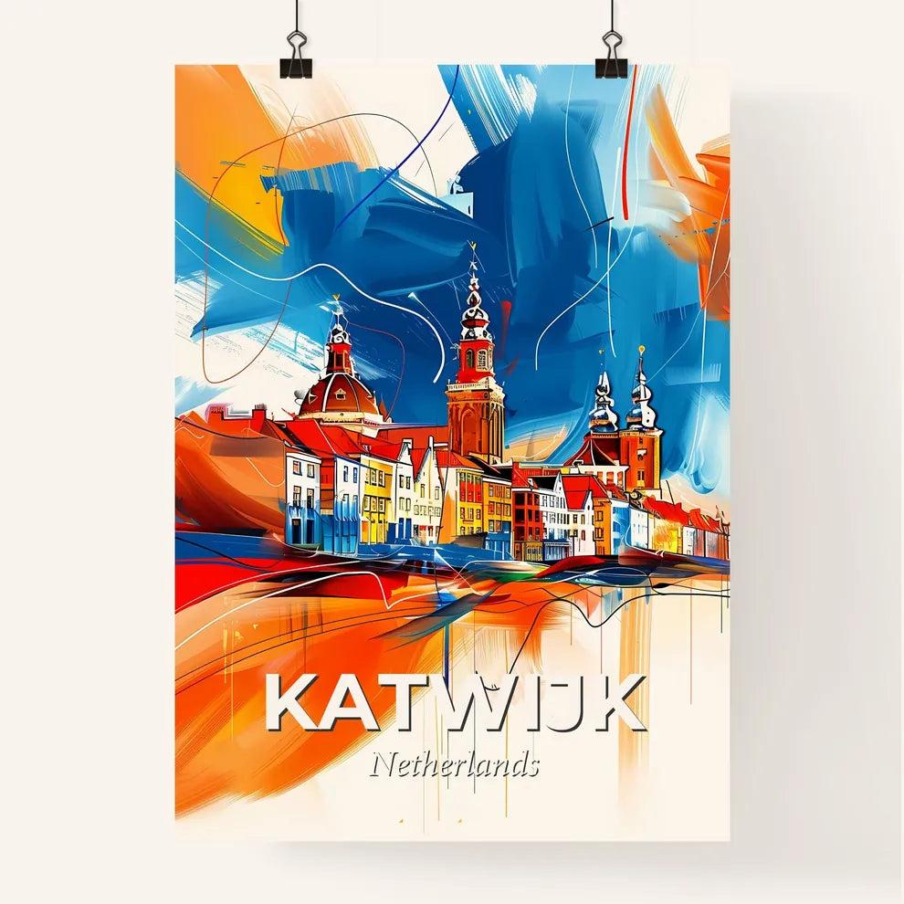 Vibrant Katwijk, Netherlands Poster