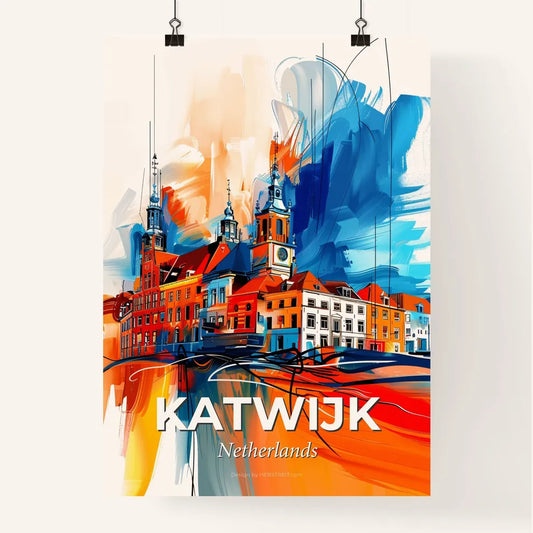 Vibrant Katwijk, Netherlands Poster