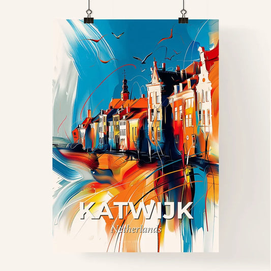 Vibrant Katwijk, Netherlands Poster