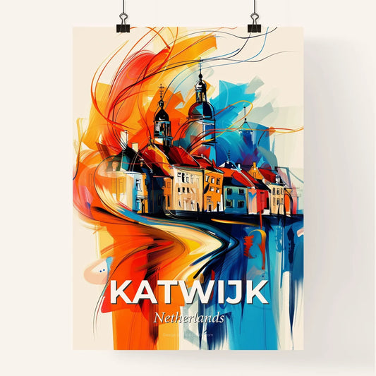 Vibrant Katwijk, Netherlands Poster