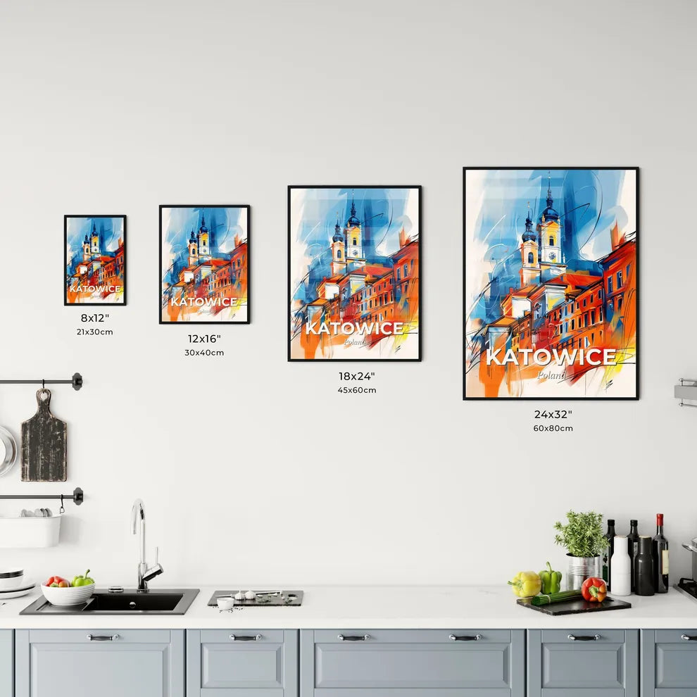 Vibrant Katowice, Poland Kitchen Art
