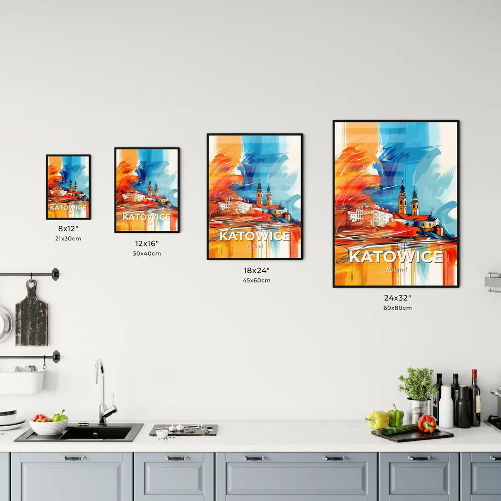Vibrant Katowice, Poland Kitchen Art
