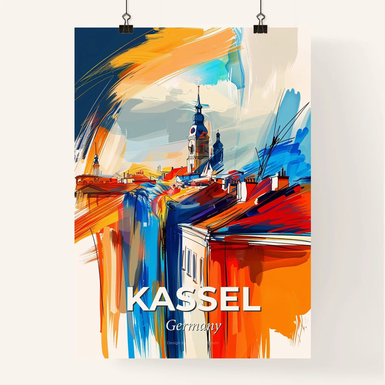 Vibrant Kassel, Germany Poster