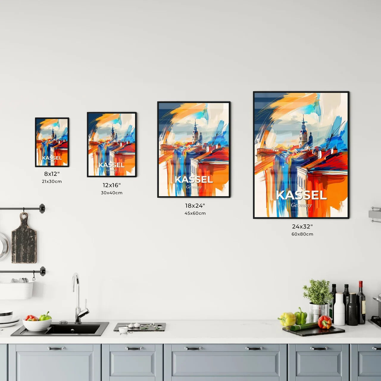 Vibrant Kassel, Germany Kitchen Art