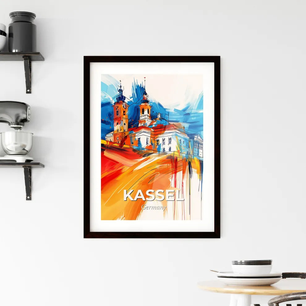 Vibrant Kassel, Germany Framed Print